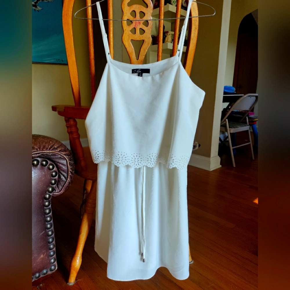 C. Luce tank top, white, medium